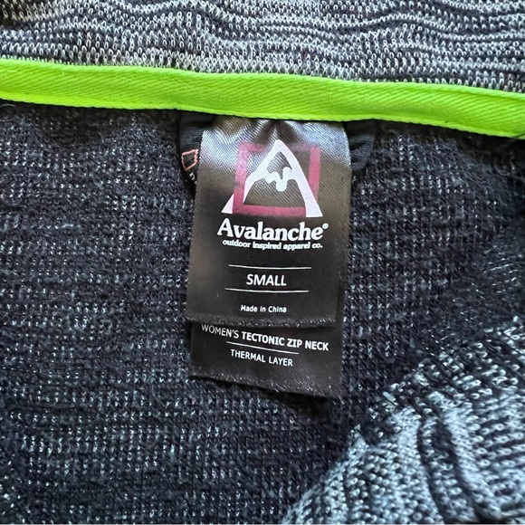 Avalanche Tectonic Zip Neck Thermal Layer Top Women’s Size S - Picture 3 of 11